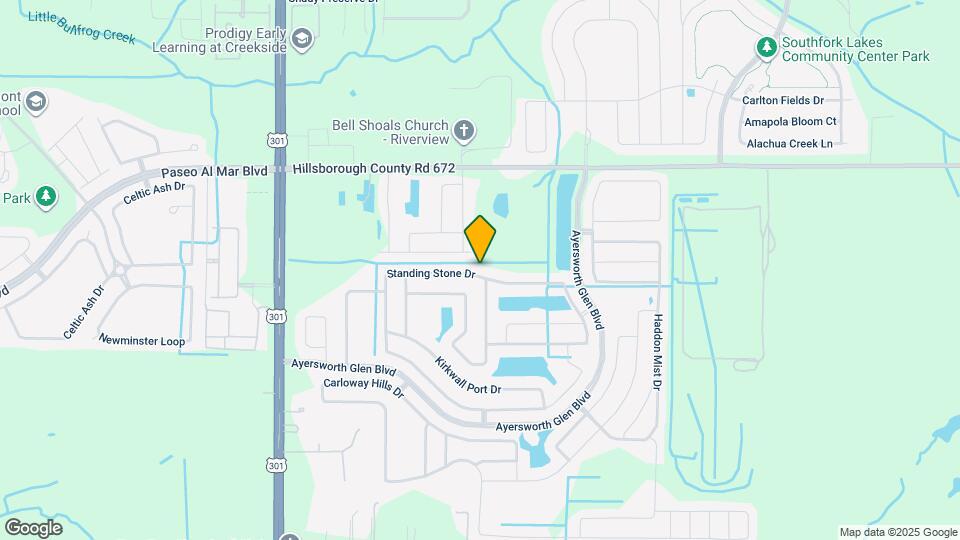 10705 Standing Stone Dr Map and Location Details