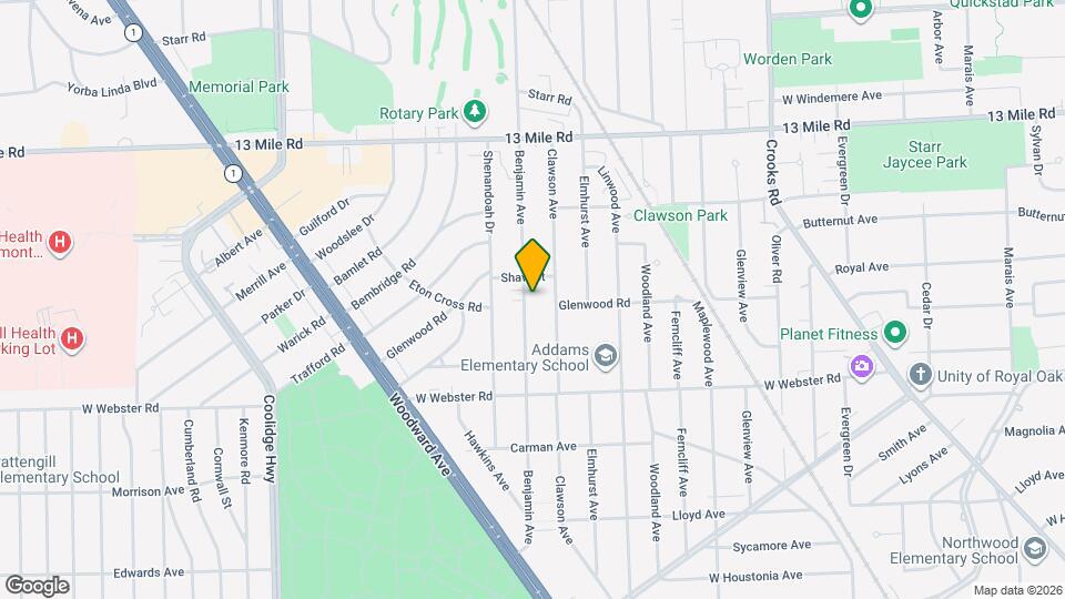 2806 Benjamin Ave Map and Location Details