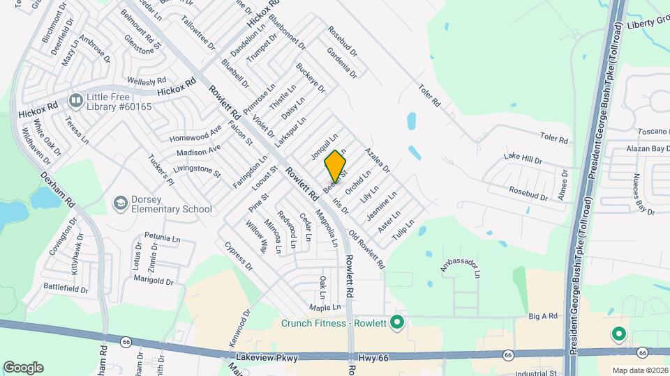 3408 Beech St Map and Location Details