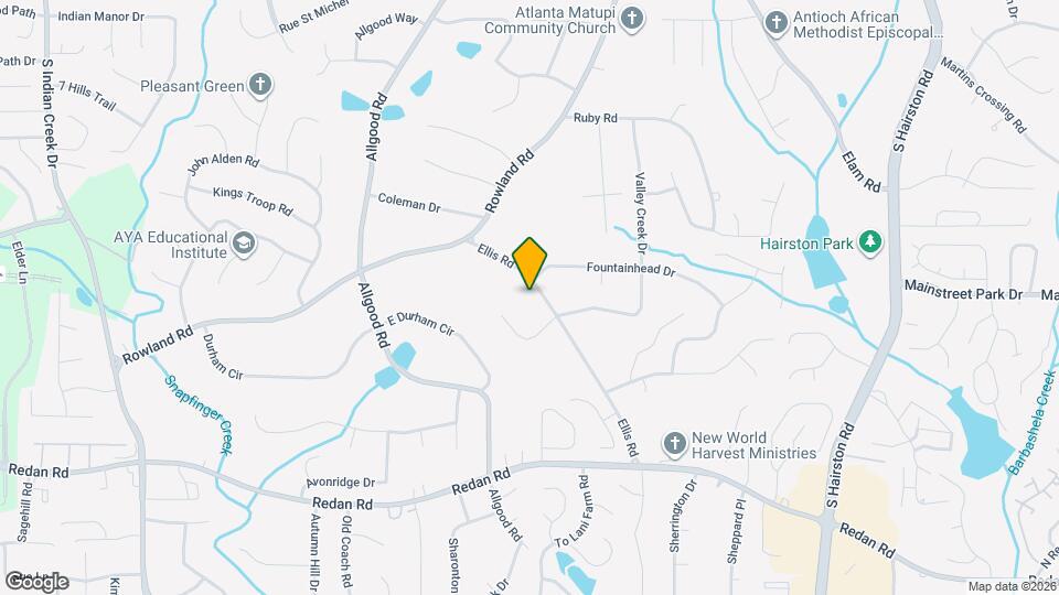 887 Ellis Rd Map and Location Details