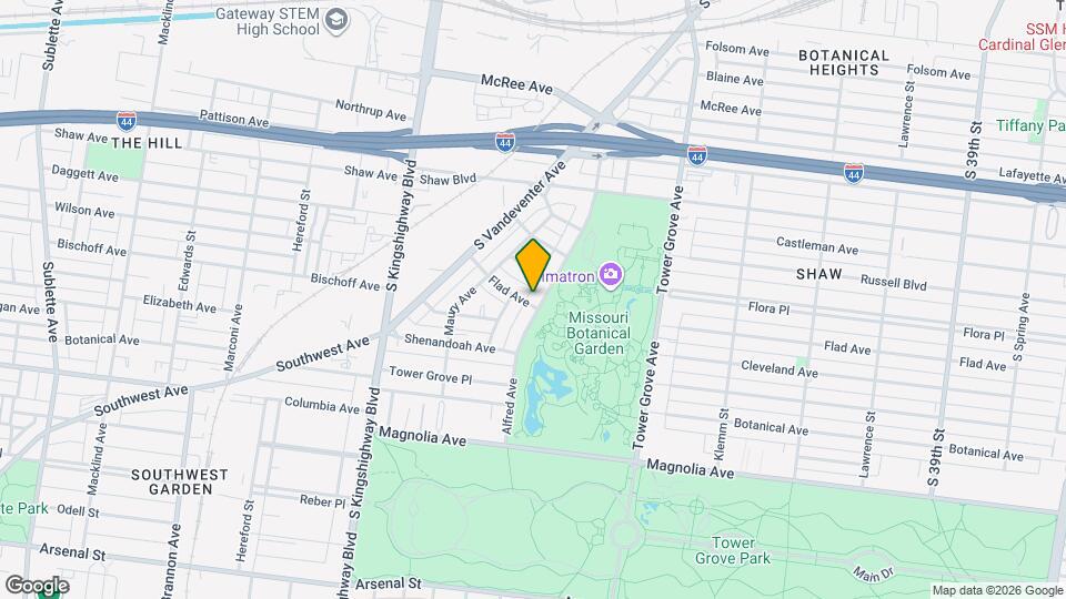 2053 Alfred Ave Map and Location Details