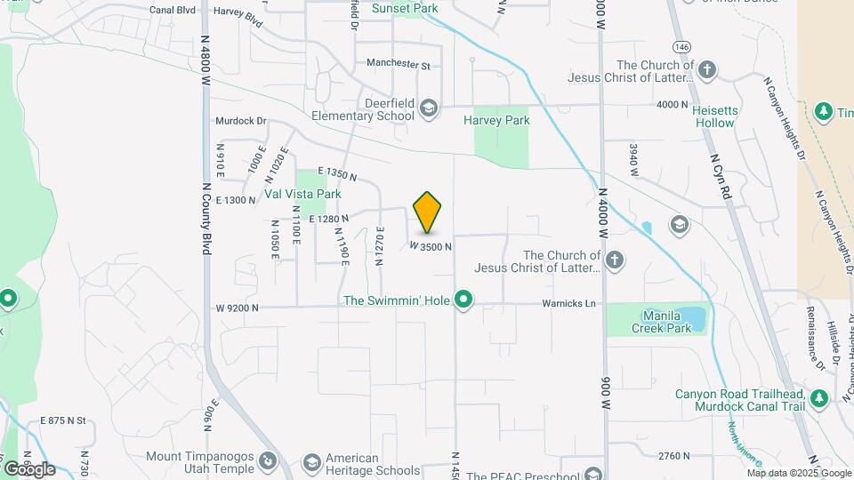 1532 W 3500 N Map and Location Details