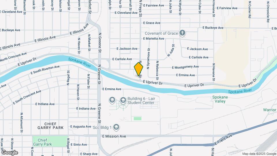 3531 E Upriver Dr Map and Location Details
