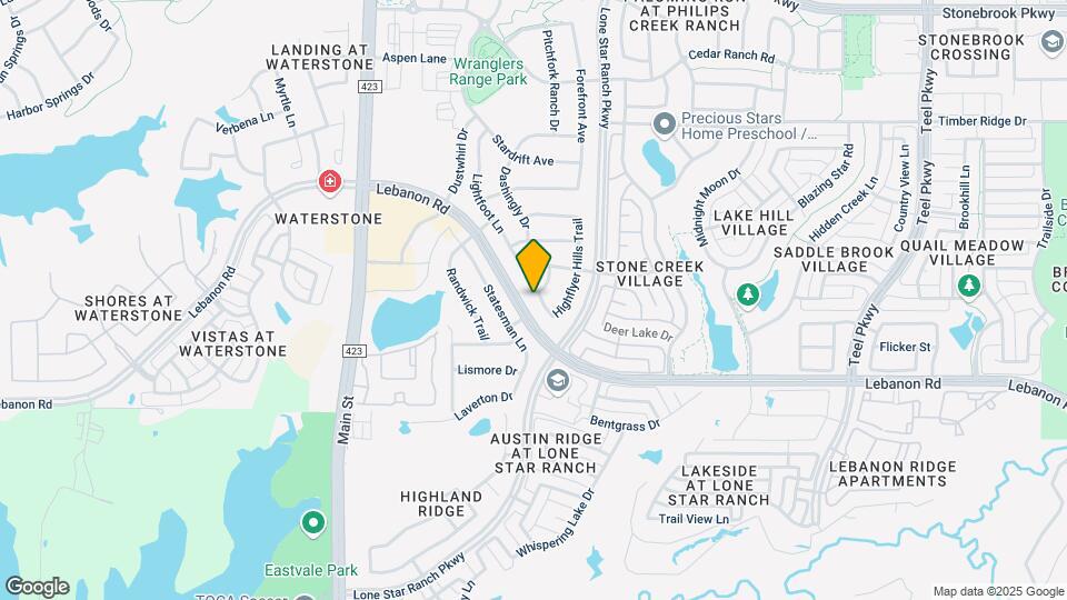 923 Touchstone Rd Map and Location Details
