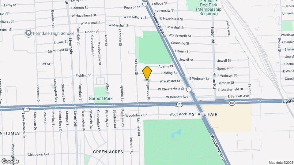 351 Edgewood Pl, Unit Apt 2 Map and Location Details