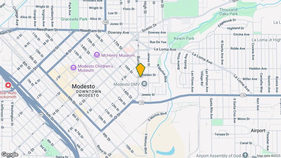 150 Burney St Map and Location Details