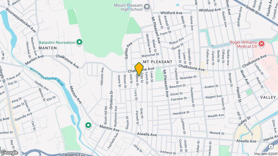 39 Aldine St, Unit 39 Aldine St Providence Mapa y Detalles de la Ubicación