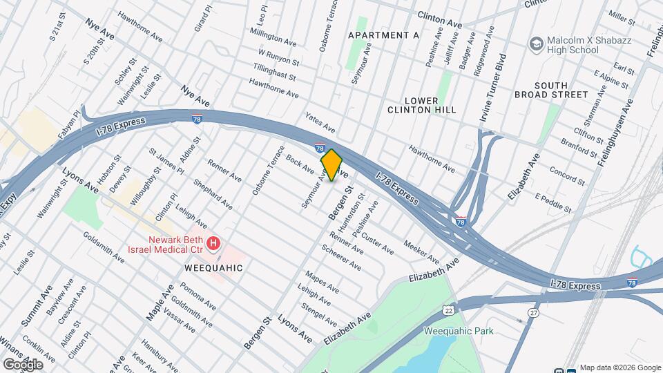 379 Chadwick Ave, Unit Unit 3 Map and Location Details