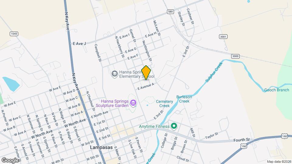 908 E Ave B Map and Location Details