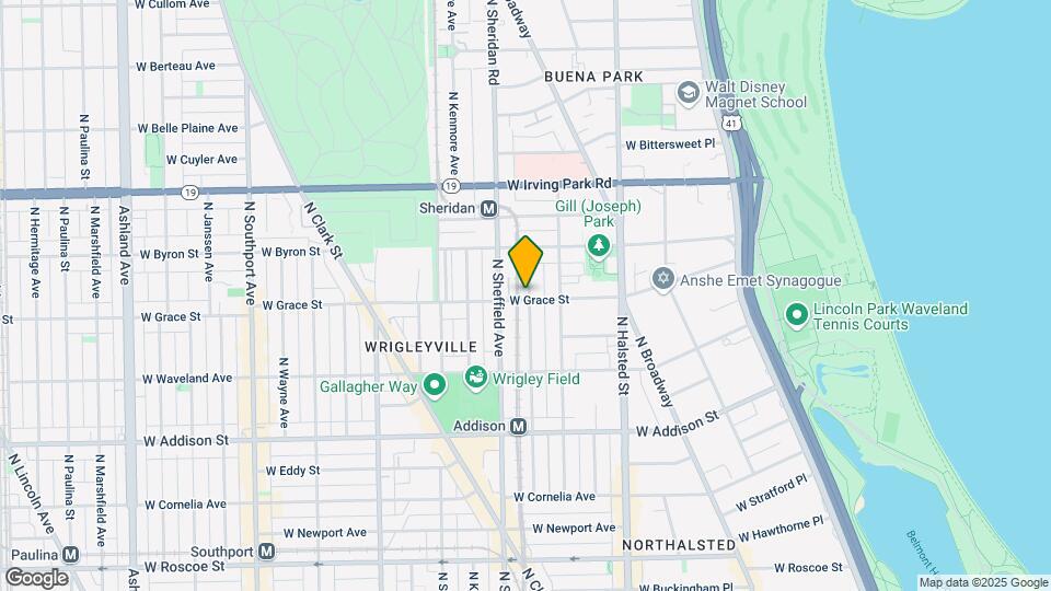 3800 N Wilton Ave Mapa y Detalles de la Ubicación