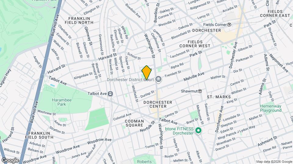 28 W Tremlett St, Unit Spacious and sunny 4 beds/1 bath unit Map and Location Details