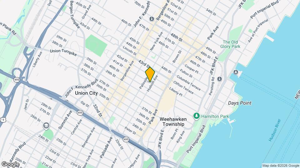 4017 Hudson Ave Map and Location Details