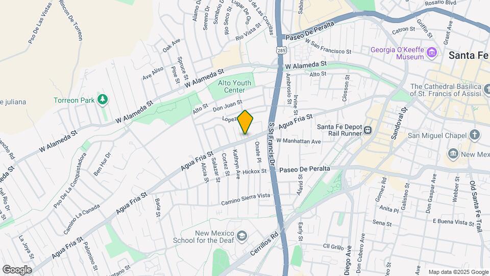 941 Agua Fria St Map and Location Details