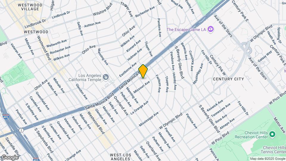 1828 Prosser Ave Map and Location Details