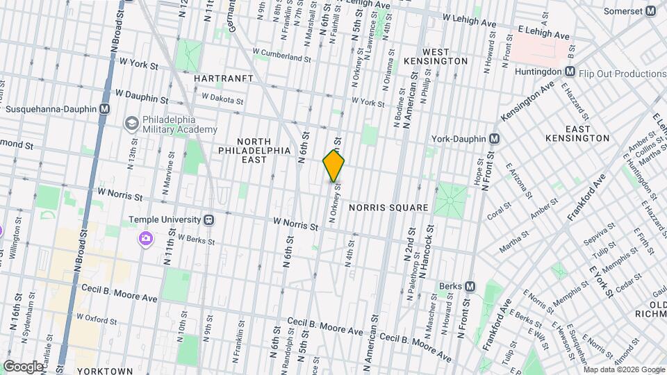 2113 N 5th St Map and Location Details