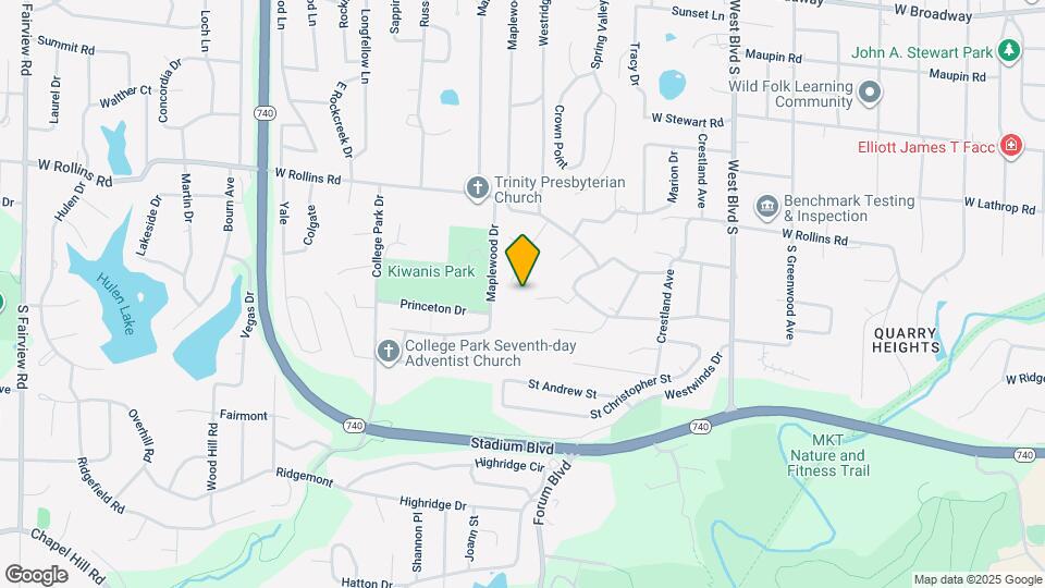 1420 Bradford Dr Map and Location Details
