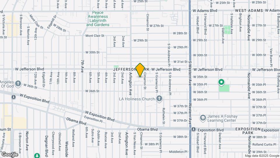 2016 W 35th St, Unit 2016 W 35th Street LA CA Map and Location Details