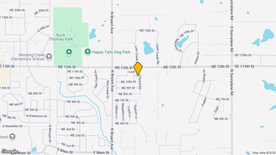 1109 David Rd Map and Location Details