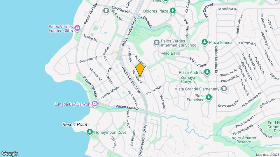 2508 Vía Amador Map and Location Details