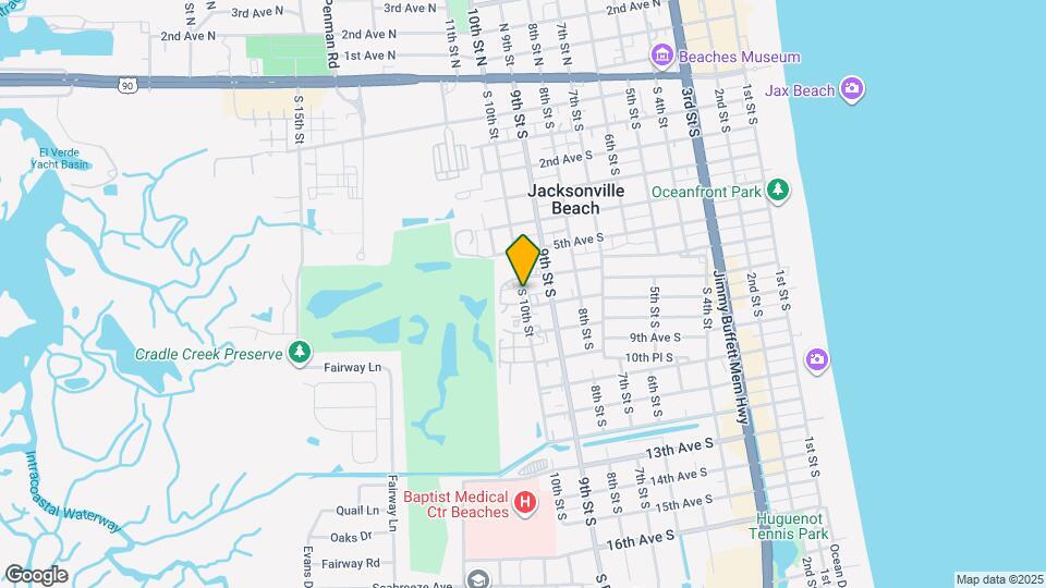 665 S 10th St Map and Location Details