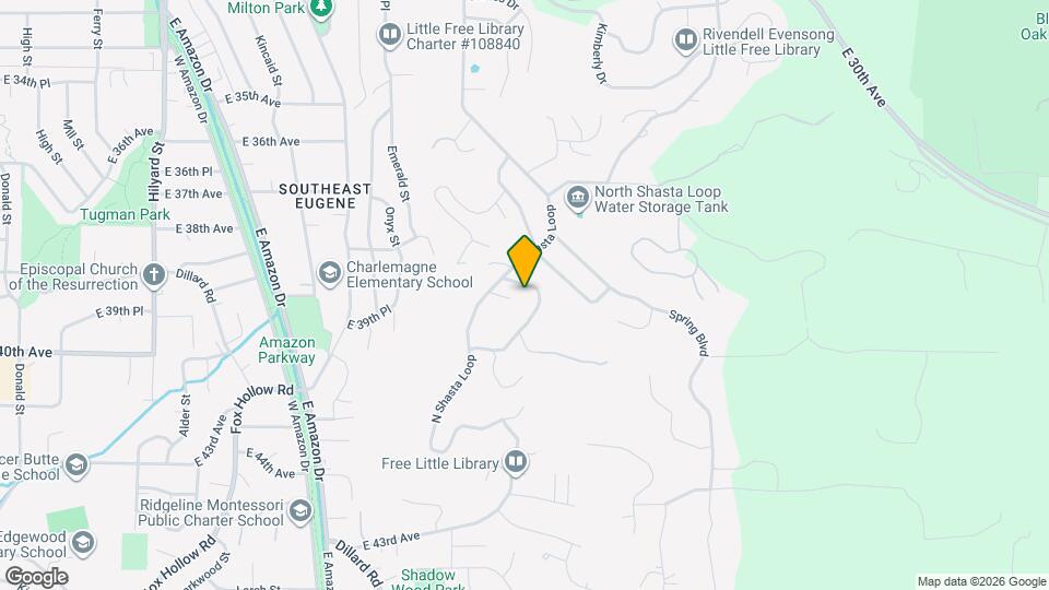 3926 Shasta View St Map and Location Details