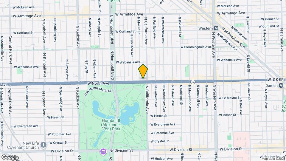 2814 W North Ave Map and Location Details