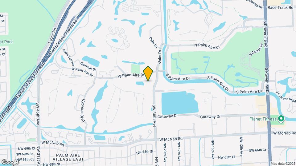 4020 W Palm Aire Dr Map and Location Details