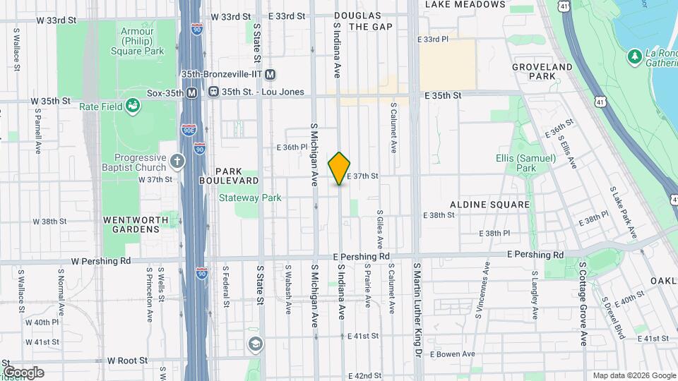 3720 S Indiana Ave, Unit 1 Mapa y Detalles de la Ubicación
