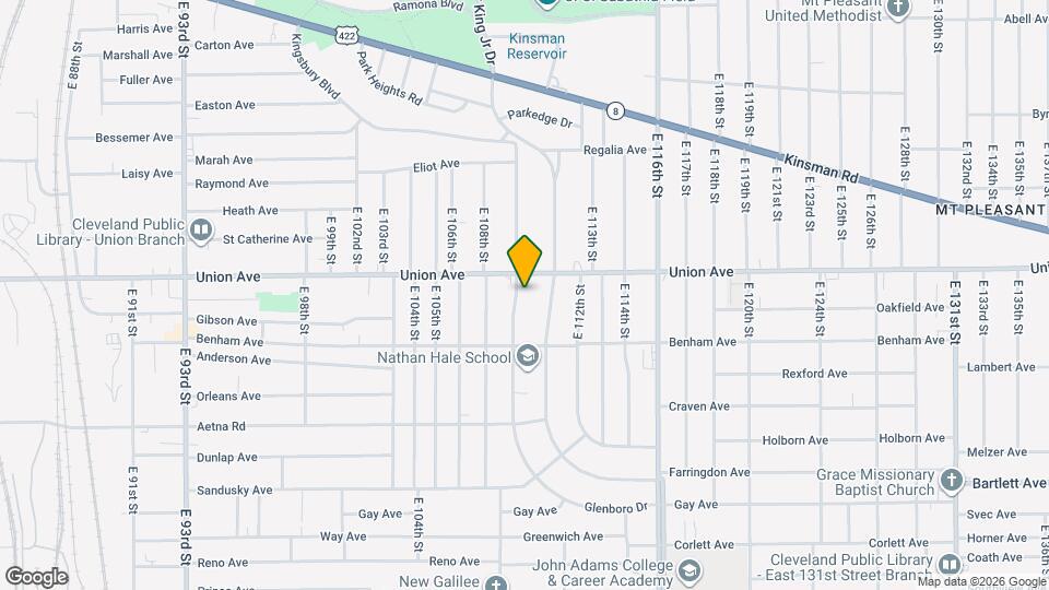 3517 E 110th St Mapa y Detalles de la Ubicación