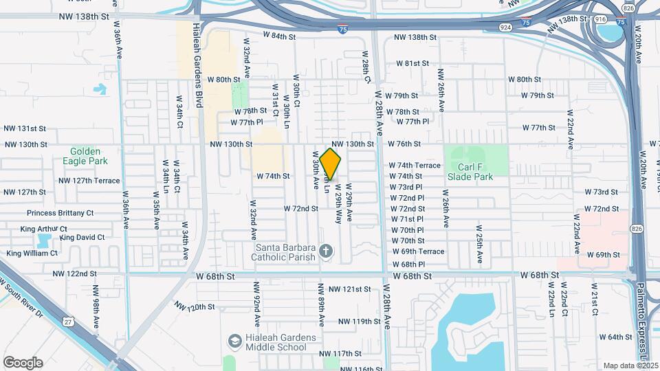 7333 W 29th Ln Map and Location Details
