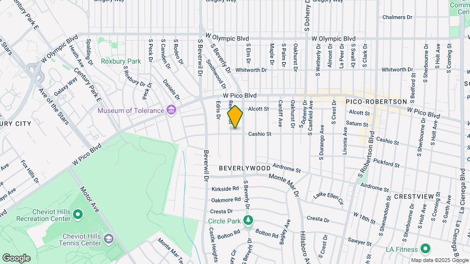 9515 Cashio St Map and Location Details
