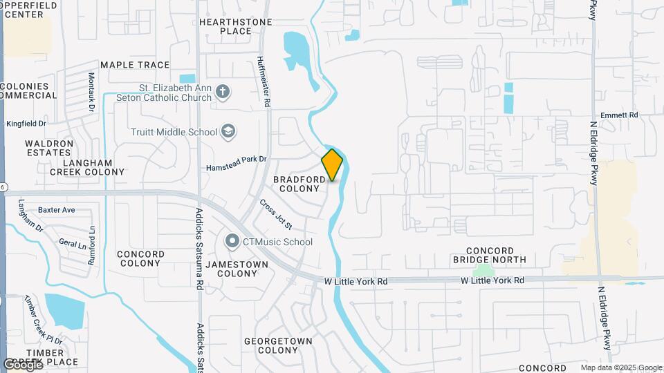 6406 Horsepen Bayou Dr Map and Location Details