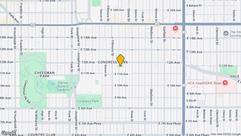 1148 Milwaukee St Map and Location Details