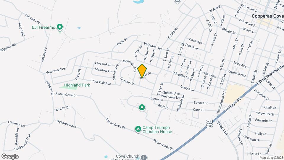 2117 Circle Dr Map and Location Details