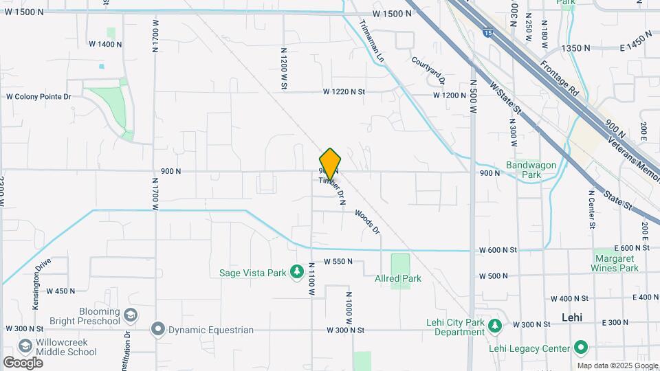 1027 Timber Dr N Map and Location Details