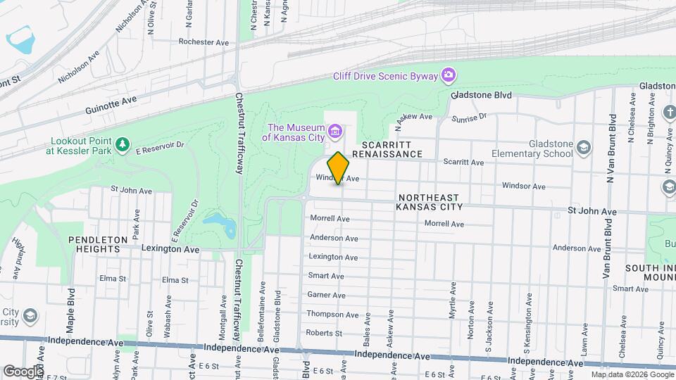 108 N Indiana Ave Map and Location Details