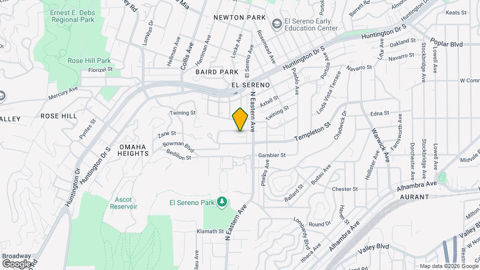 4832 Converse St, Unit 4832 Converse St - Unit 2 Map and Location Details