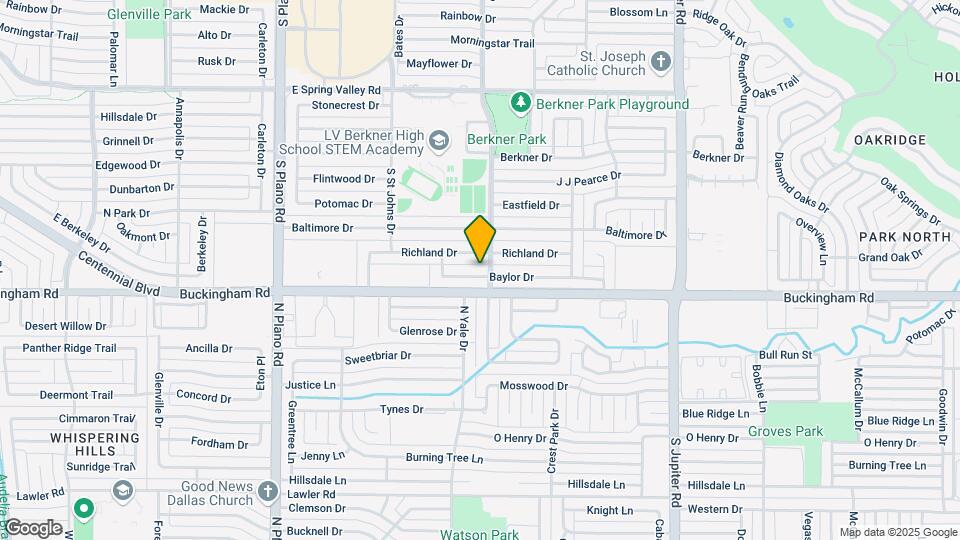 1713 Baylor Dr Map and Location Details