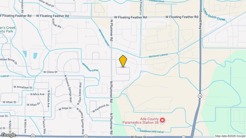 9447 W Hiden Stream St Mapa y Detalles de la Ubicación