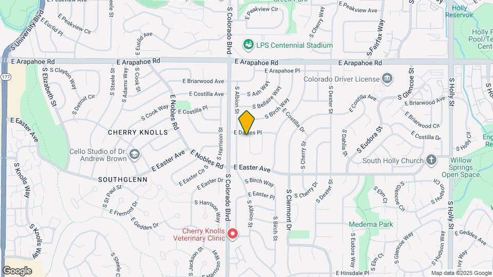 6941 S Ash Cir Map and Location Details