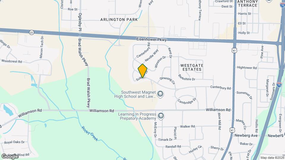 1808 Sussex Dr Map and Location Details