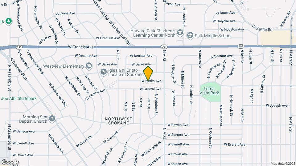 3015 W Eloika Ave Map and Location Details