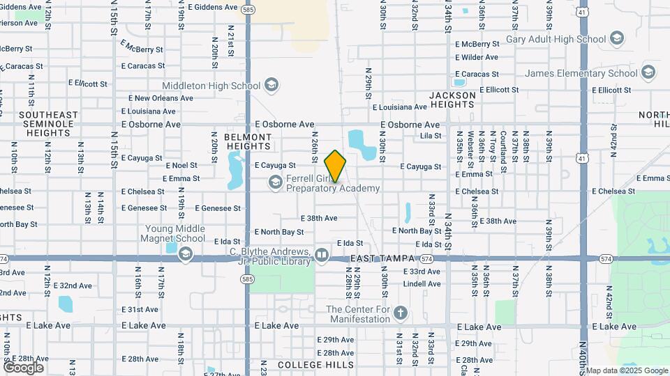 2616 E Chelsea St Map and Location Details