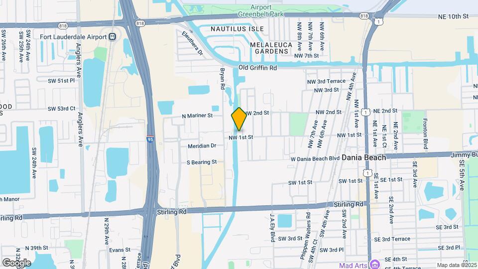 105 NW 14th Way Map and Location Details