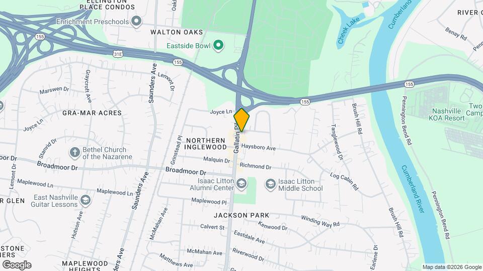 4810 Gallatin Pike Map and Location Details