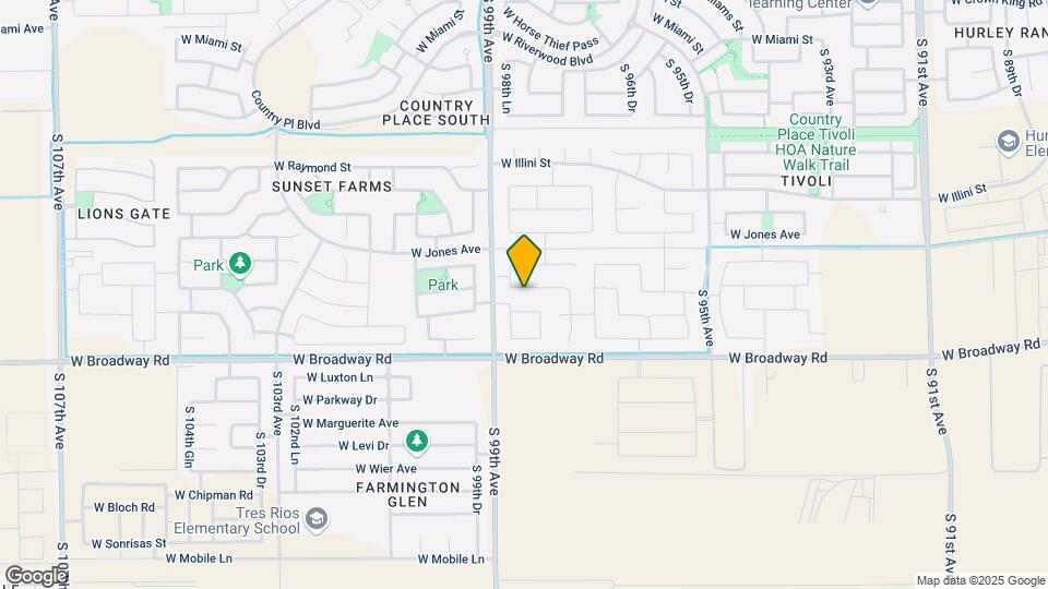 9825 W Southgate Ave Map and Location Details