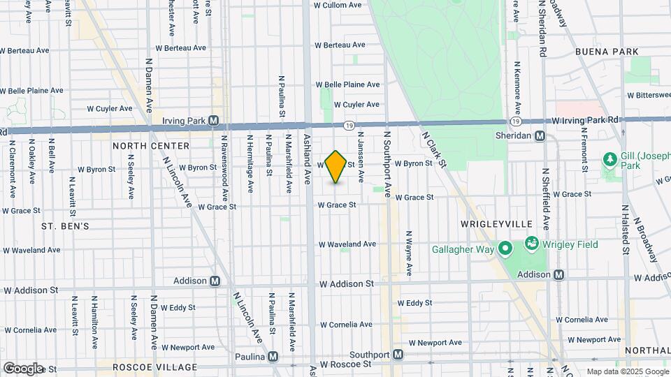 3819.5 N Greenview Ave Map and Location Details
