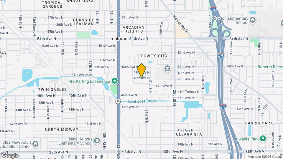 3190 48th Ave N Map and Location Details
