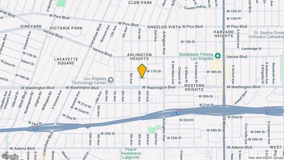 1734 4th Ave Map and Location Details
