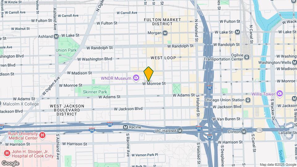 1088 W Monroe St Map and Location Details